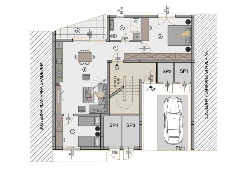 Flat Centar, Pula, 77,88m2 – 2