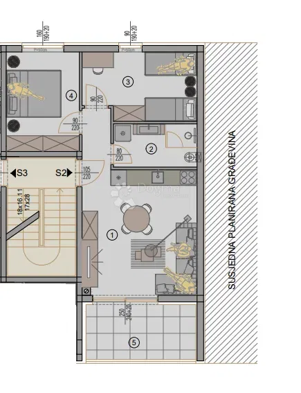 Flat Centar, Pula, 77,88m2 – 3
