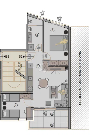 Flat Centar, Pula, 77,88m2 – 2