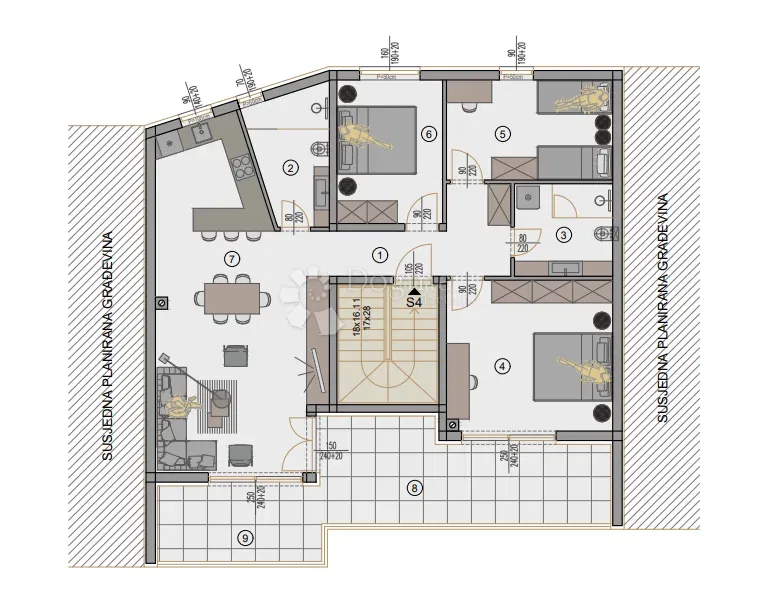 Allogio Centar, Pula, 77,88m2 – 2