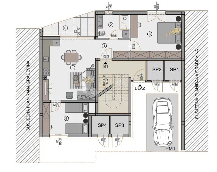 Flat Centar, Pula, 77,88m2 – 2