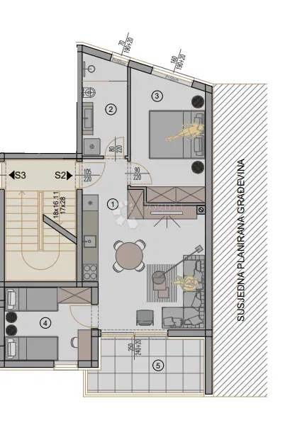 Lakás Centar, Pula, 77,88m2 – 3