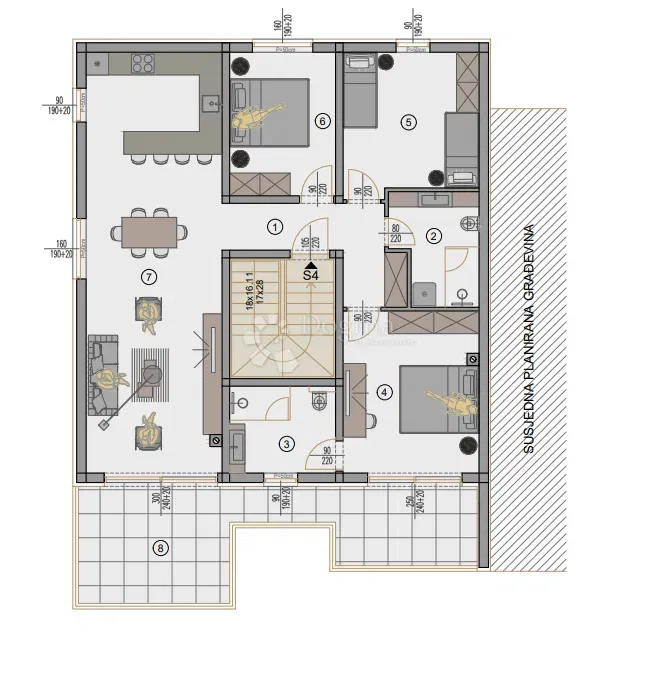 Allogio Centar, Pula, 77,88m2 – 2