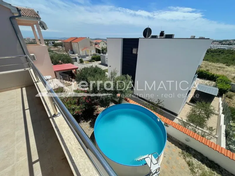 Modern house, Vodice - pool, view – 3
