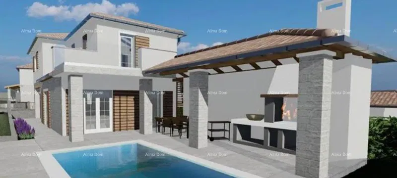 Detached house under construction for sale, Svetvinčenat – 2