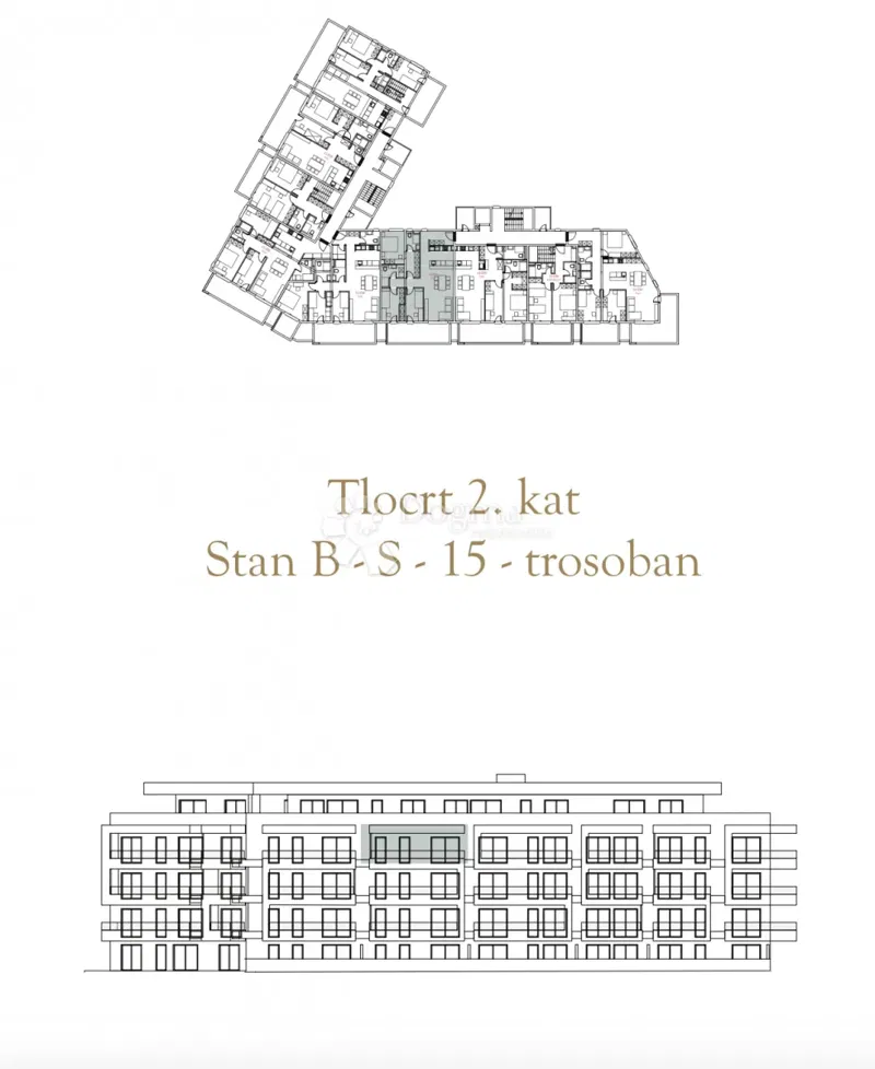 Lakás Duilovo, Split, 107,55m2 – 2