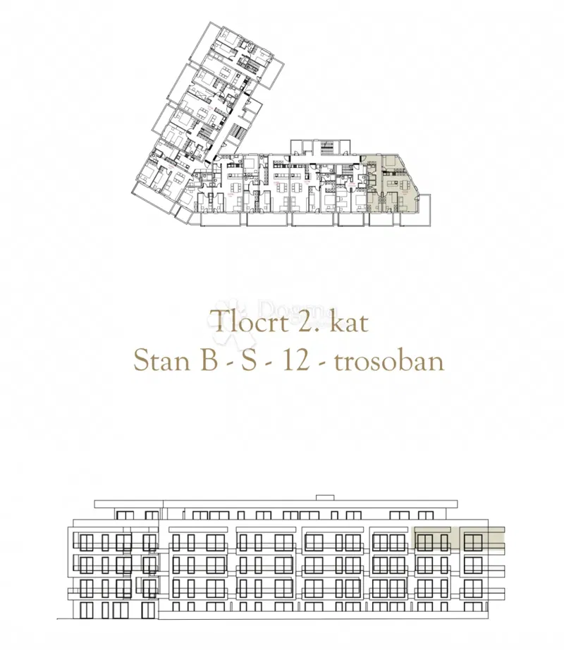 Flat Duilovo, Split, 107,55m2 – 2