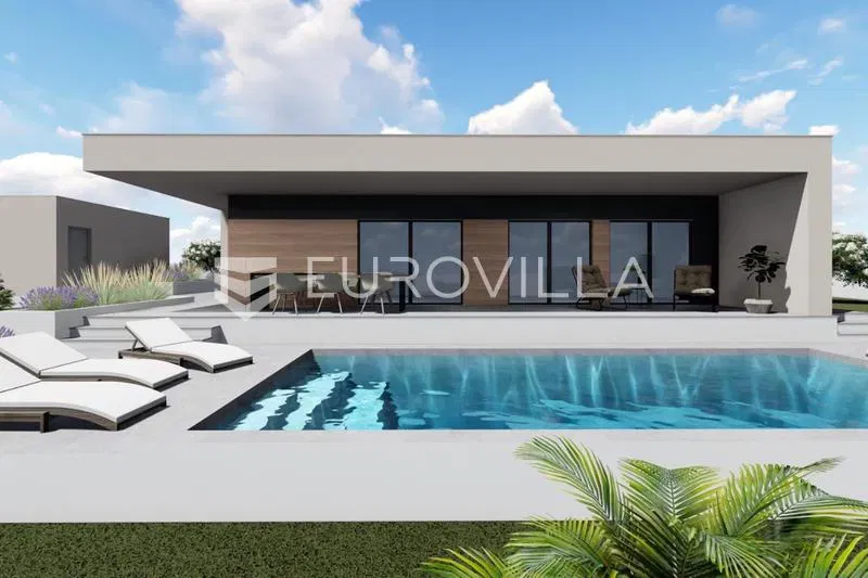 Ližnjan, Muntić: Modern Ground-Floor House 147 m² with Pool and Garage, Roh-bau Opportunity – 3