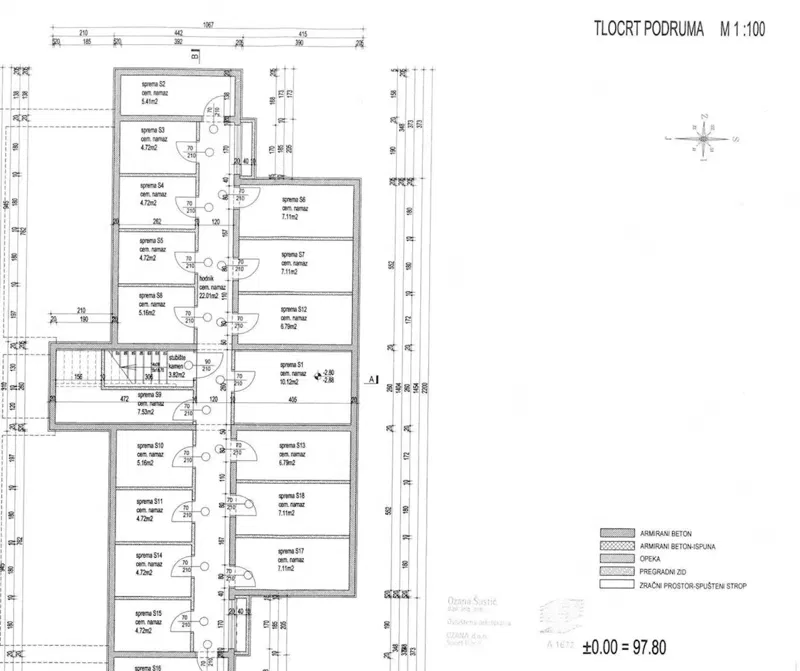 NOVOGRADNJA MARINA – STAN 1 – 62,05 m2 – ODLIČAN RASPORED