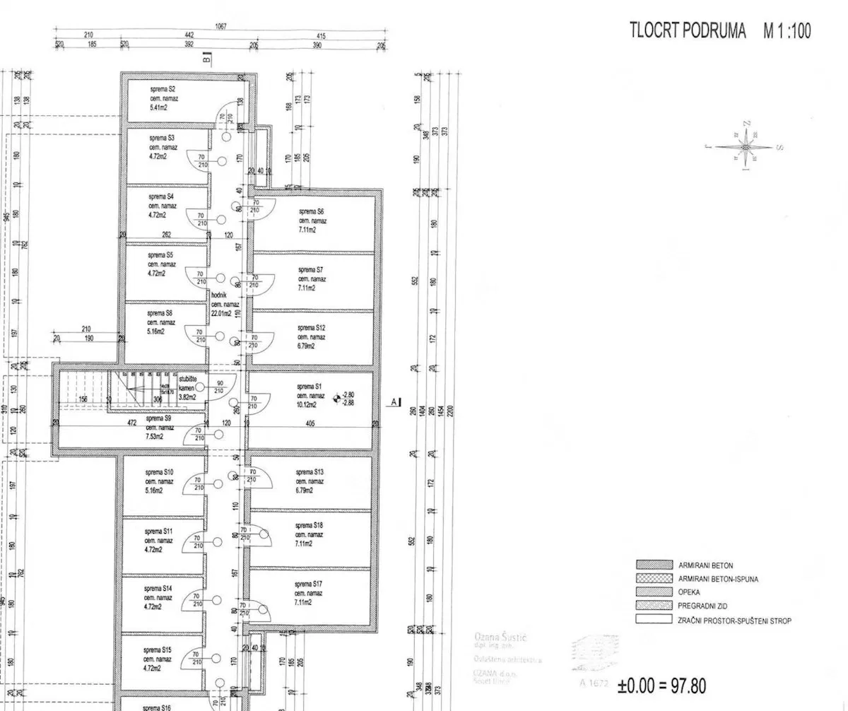 NOVOGRADNJA MARINA – STAN 1 – 62,05 m2 – ODLIČAN RASPORED