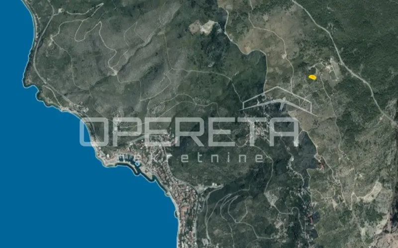 Podgora - poljoprivredno zemljište s panoramskim pogledom
