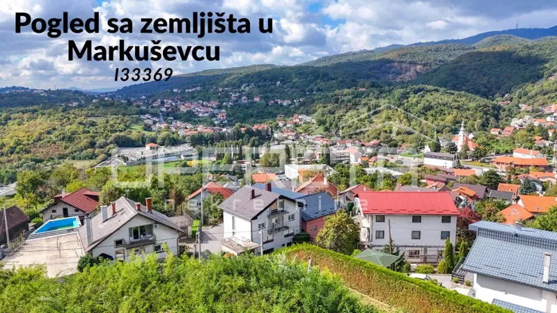 Markuševec, land with a panoramic view and permit, 2,222 m2 – 2