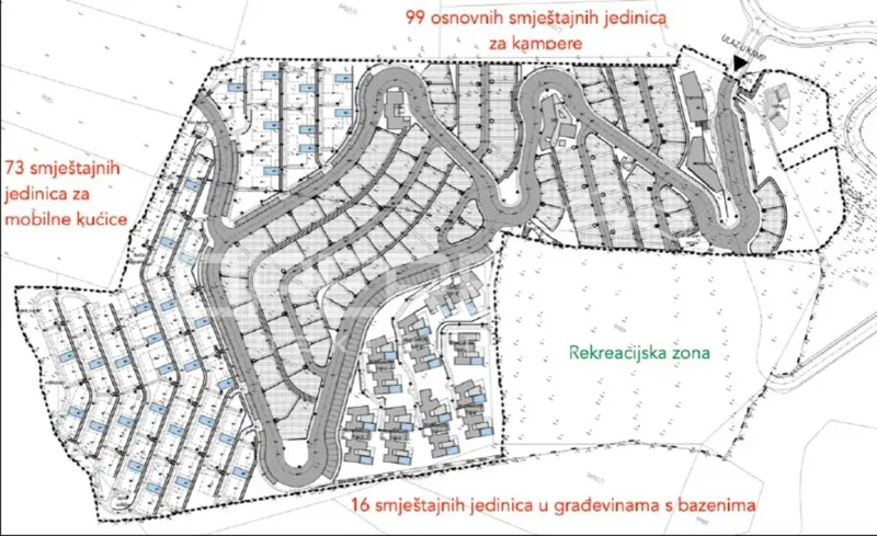 KRK, PROGETTO DI CAMPEGGIO E CENTRO RICREATIVO CON PERMESSO DI COSTRUZIONE VALIDO / VENDITA O AFFITTO – 3