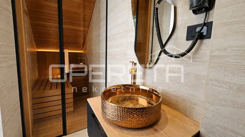 Nin: Appartamento di lusso su due piani con piscina, sauna e giardino, appartamento A3 – 3