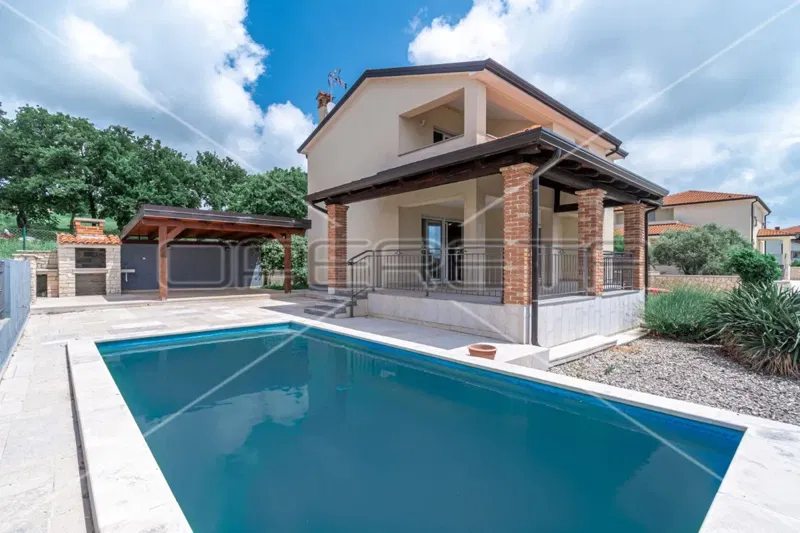 ISTRIA, KAŠTELIR - Casa con piscina e vista mare – 3