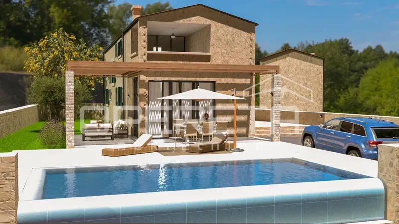 Istria, Svetvinčenat, nuova casa con piscina circondata dalla natura – 2