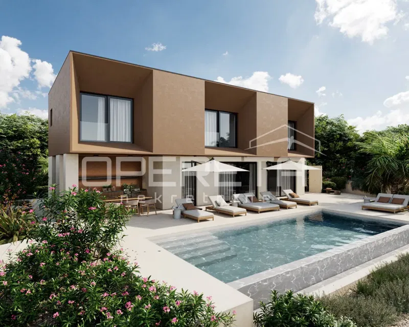 Istria, Labin area, beautiful modern villa near the sea, new building, sea view – 2