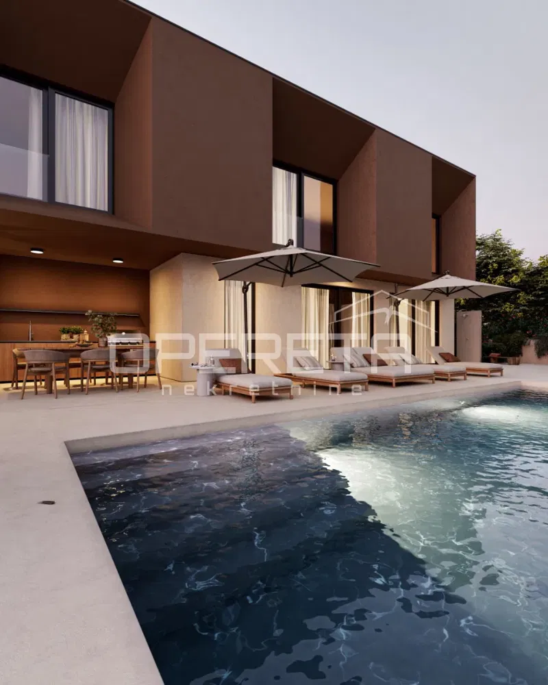 Istria, Labin area, beautiful modern villa near the sea, new building, sea view – 3
