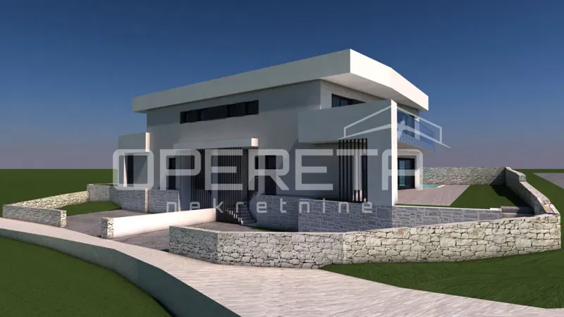 Istria, Kanfanar, moderna villa bifamiliare con piscina, vicinanza al centro – 2