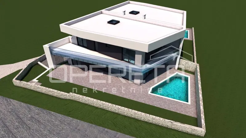 Istria, Kanfanar, moderna villa bifamiliare con piscina, vicinanza al centro – 3