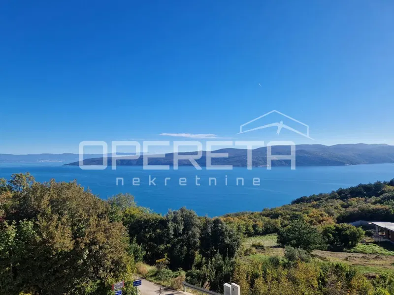 Istra, Plomin-okolica, luksuzna vila u novogradnji sa panoramskim pogledom na more