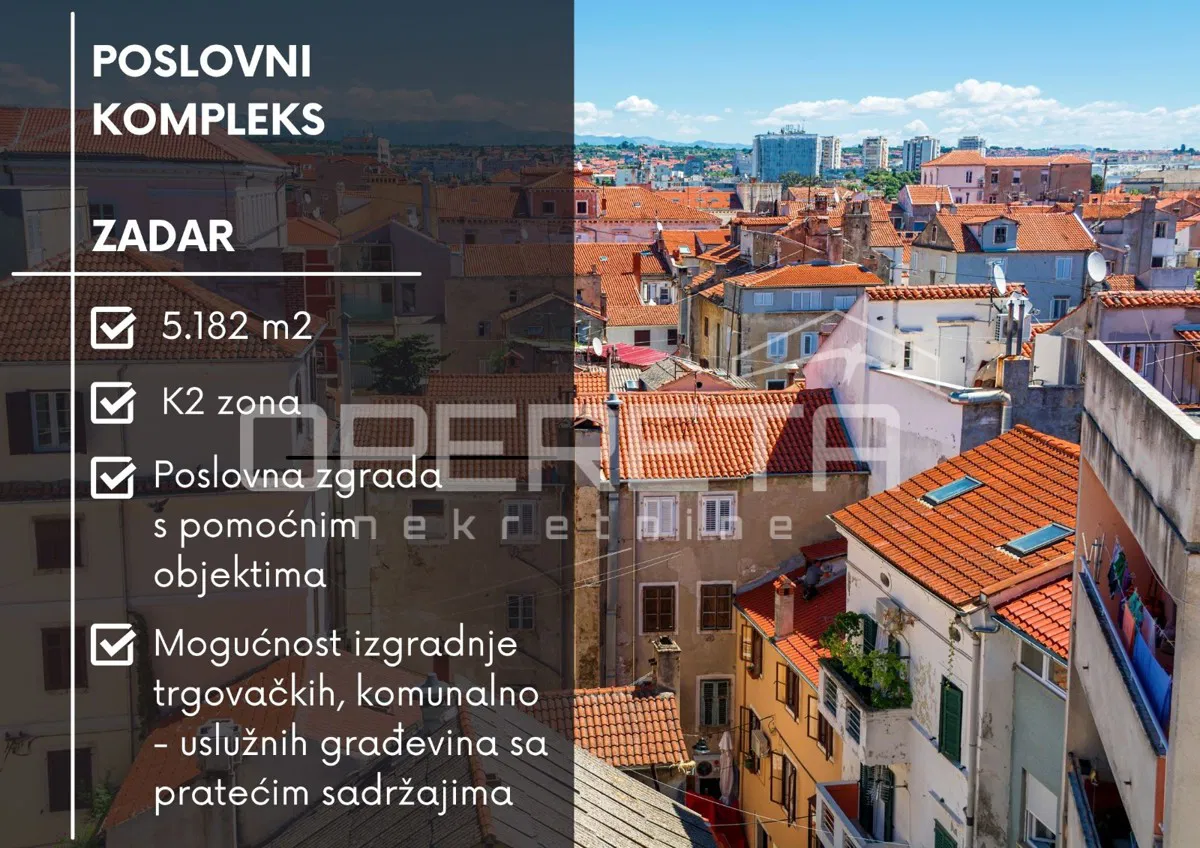 Prodaja, Poslovna zgrada, Zadar-Centar, Zadar, 5182m2