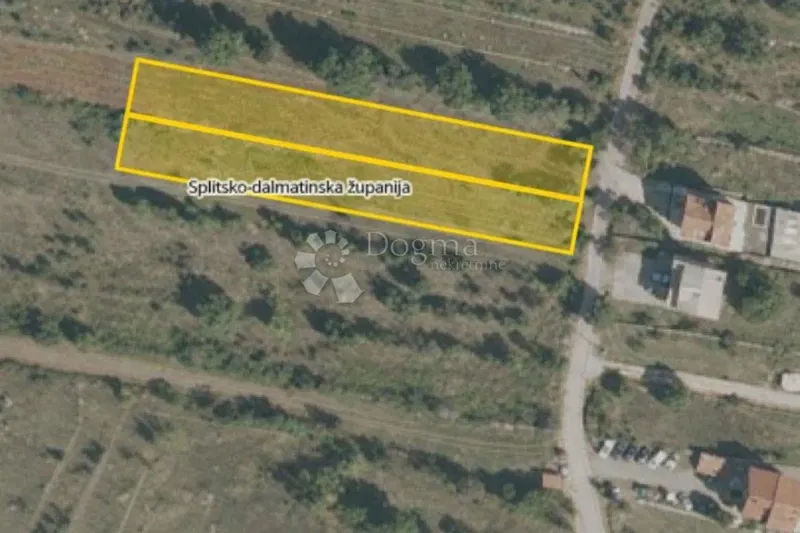 Building land Krušvar, Dicmo, 1.636m2 – 2