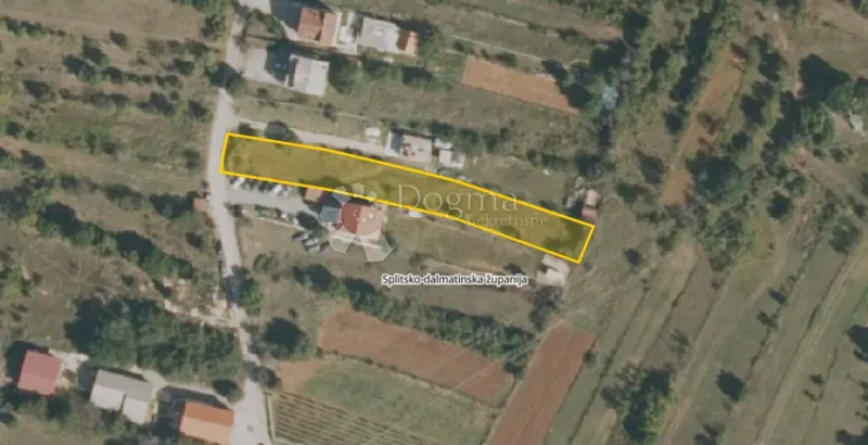 Building land Krušvar, Dicmo, 1.636m2 – 2