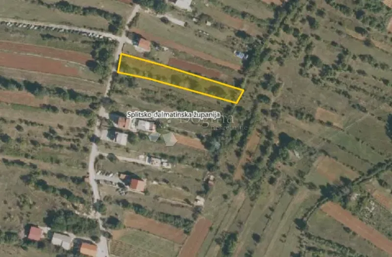 Építési telek Krušvar, Dicmo, 2.700m2 – 2