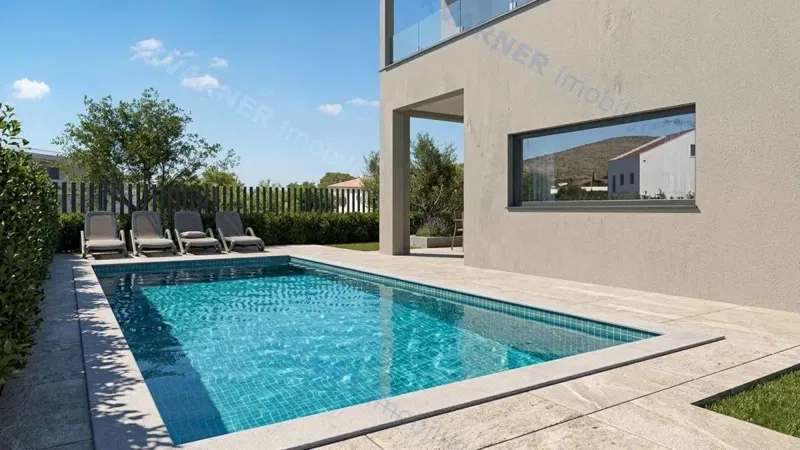 New semi-detached house with pool and garden - Malinska – 3
