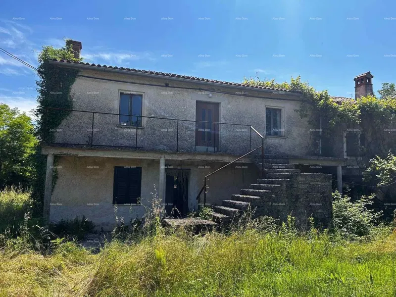 A house with a barn and land for sale near Barban! – 2
