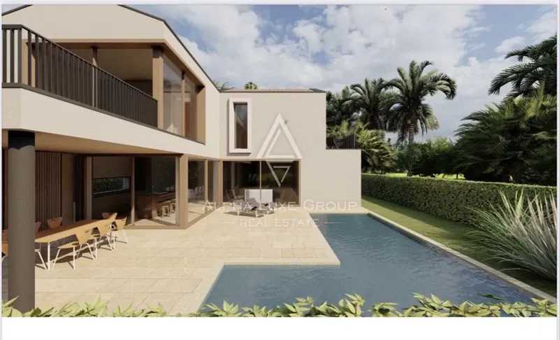 Isztria, Vabriga: Modern villa tengeri kilatas medence – 2