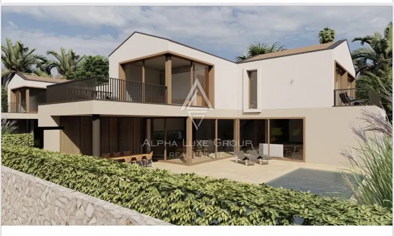 Isztria, Vabriga: Modern villa tengeri kilatas medence – 3