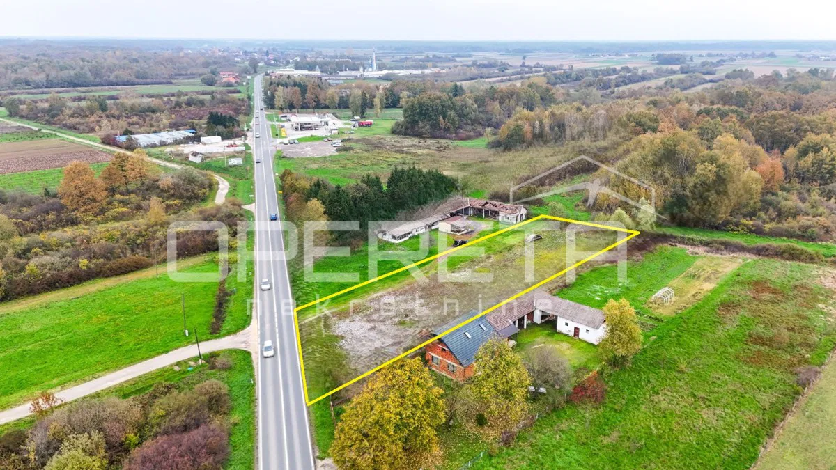 PRODAJA, STAMBENO-POSLOVNO GRAĐEVINSKO ZEMLJIŠTE, ŽAŽINA - OKOLICA SISKA, 3.502 m2