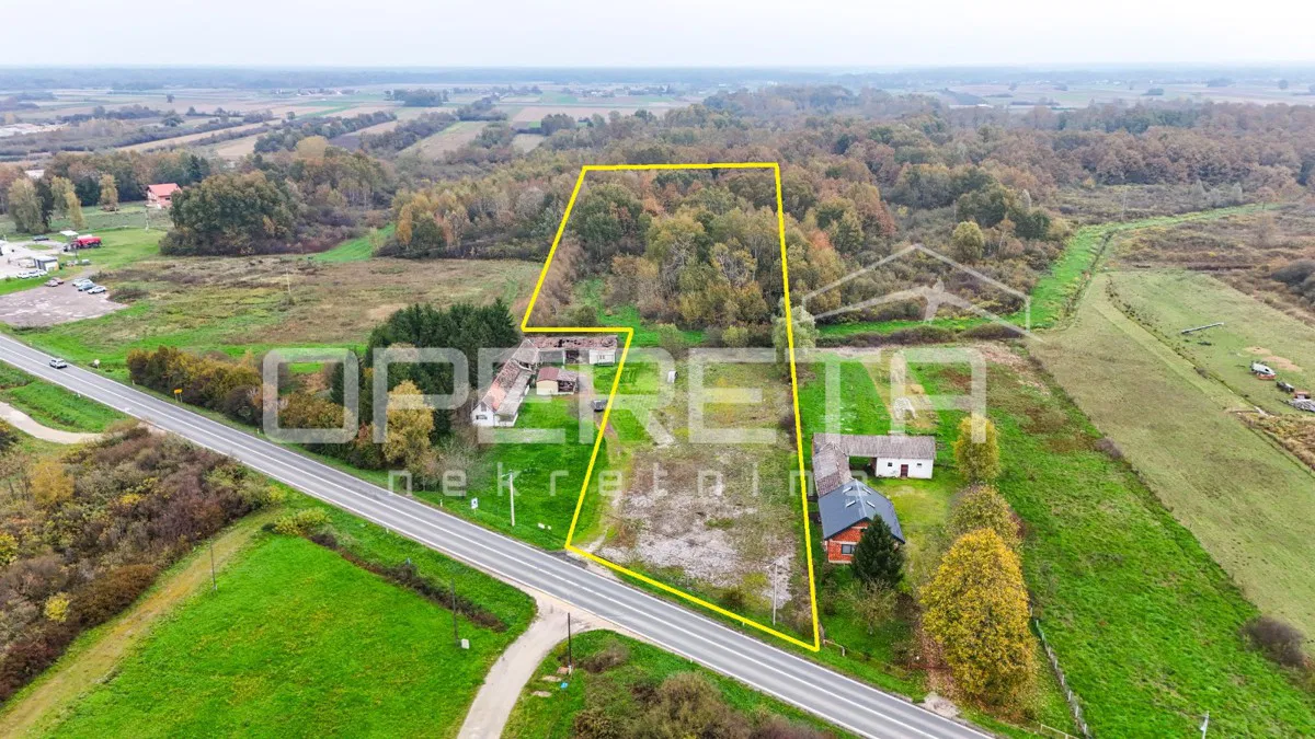 PRODAJA, STAMBENO-POSLOVNO GRAĐEVINSKO ZEMLJIŠTE, ŽAŽINA - OKOLICA SISKA, 8.445 m2