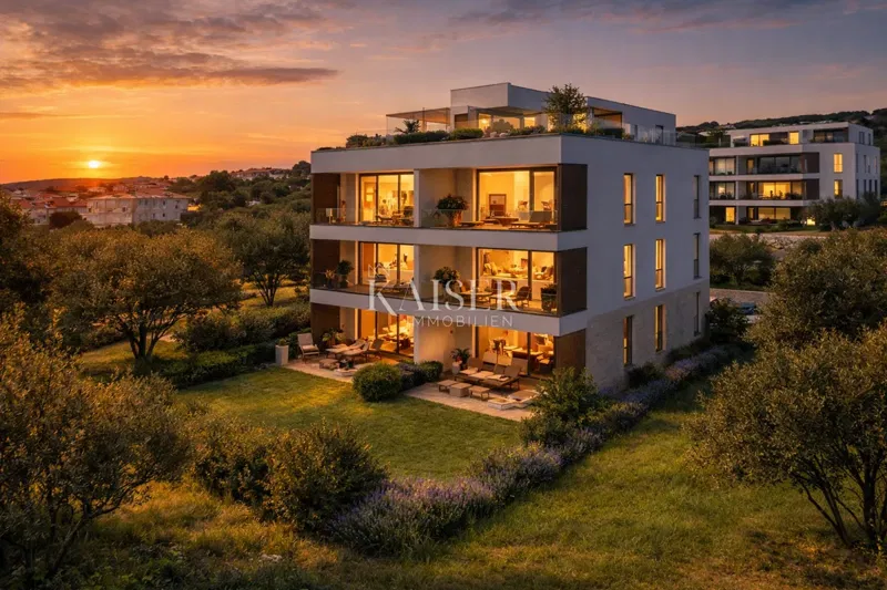 Zadar, Sveti Filip i Jakov – Edificio 2, Appartamento S1 con 2 camere da letto, giardino privato e vista mare (131,89 m²) – 2