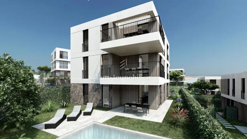 Krk - land with project for 3 apartments – 2