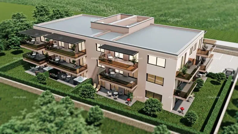 Appartamento bilocale con giardino, 84 m2 – Nuovo progetto a Tar! – 2