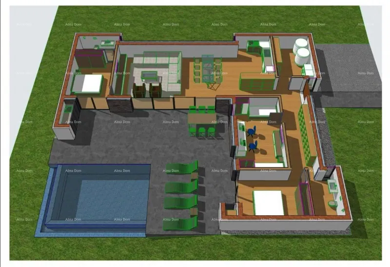 Project for a new build villa in Medulin! – 3