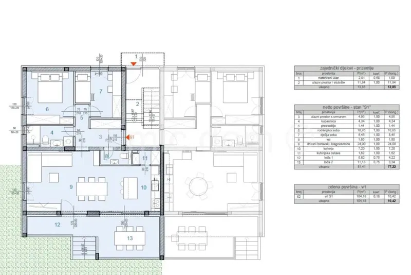 Квартира Kaštel Sućurac – 2