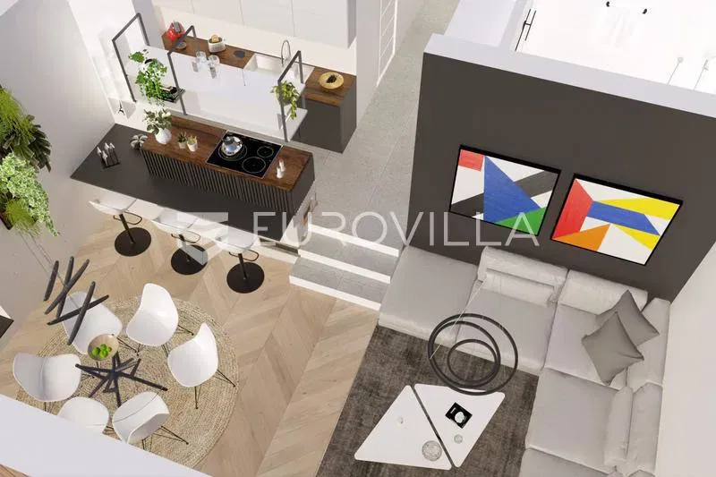 Sveta Nedelja, an attractive three-room apartment with 2 parking spaces NEW BUILDING 88 m² – 2