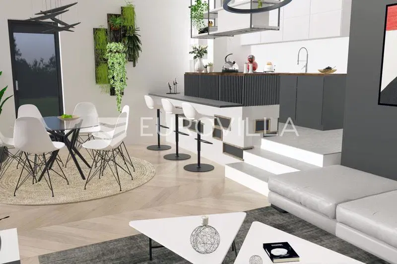 Sveta Nedelja, an attractive three-room apartment with 2 parking spaces NEW BUILDING 97 m² – 2