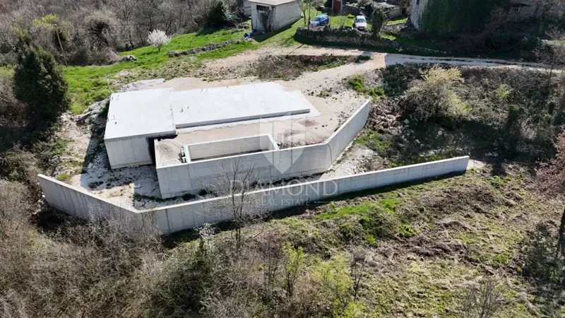Land with construction started, Labin, surroundings – 3