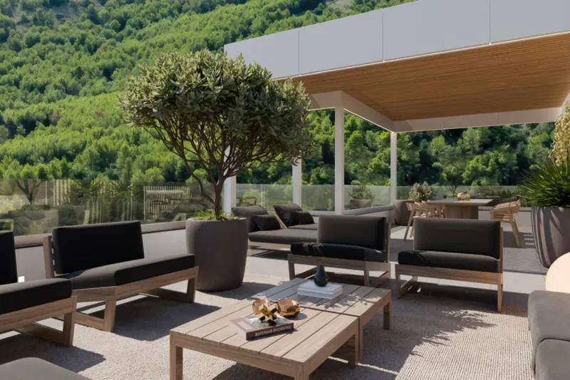 Lussuoso attico con tre camere da letto e vista mare – 2
