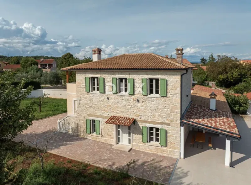 ISZTRIA, BARBAN - Autentikus isztriai kővilla medencével, tágas telken – 2