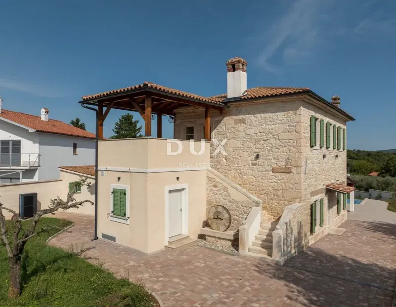 ISZTRIA, BARBAN - Autentikus isztriai kővilla medencével, tágas telken – 3