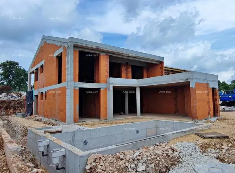 Prime location, nature, tranquility – modern villa under construction – 2
