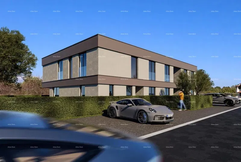 Poreč – nuova costruzione con giardino – 2
