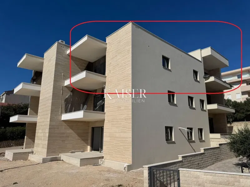 Mandre, Island of Pag – Exclusive penthouse (S8) with roof terrace and sea view, 107.35 m² NKP – 2