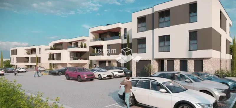 Istra, Pula, Kaštanjer, stan prizemlje 58,25m2, 2SS+DB, vrt 75m2,  NOVO, #prodaja